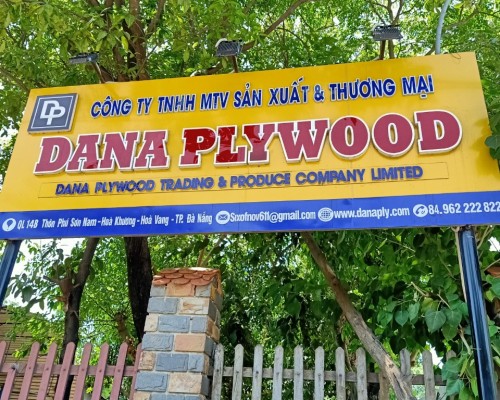 Hoàn thiện trần thả tấm Montania in sơn khung trần Thịnh Nguyên tại nhà xưởng công ty Dana Plywood